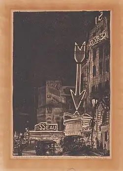 Barbès Rochechouart, Paris (litho, 1929)