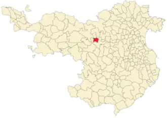 Kaart van Argelaguer