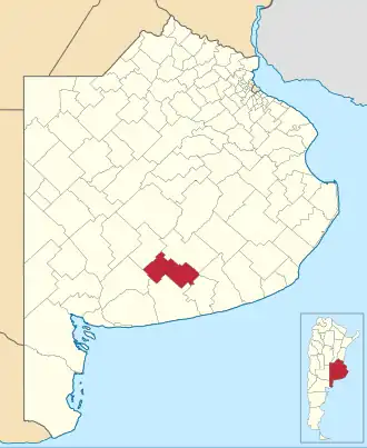 Kaart van departement