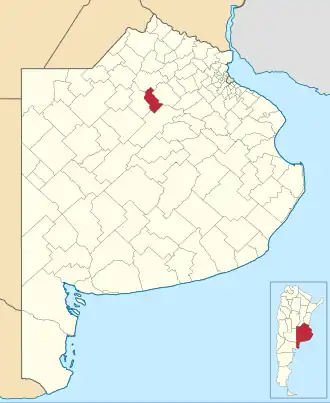 Kaart van departement