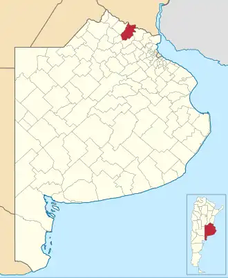 Kaart van departement