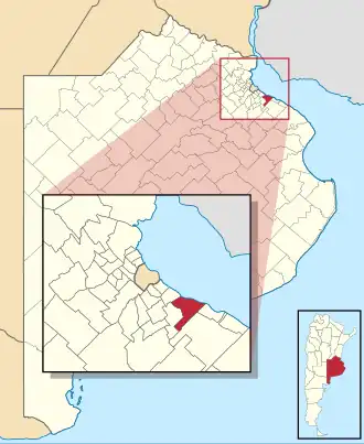 Kaart van departement