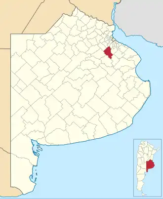 Kaart van departement