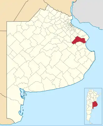 Kaart van departement