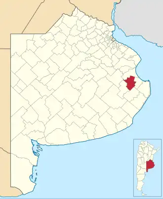 Kaart van departement