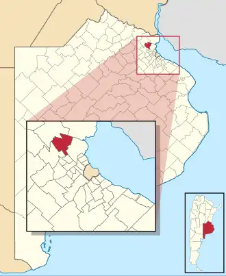 Kaart van departement