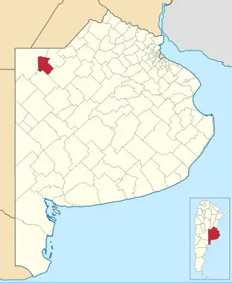 Kaart van departement