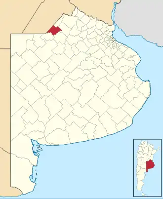 Kaart van departement