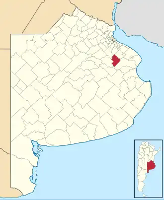 Kaart van departement