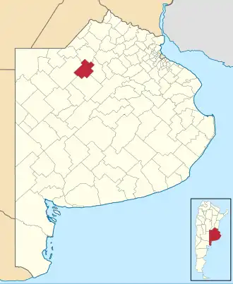 Kaart van departement