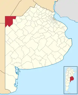 Kaart van departement