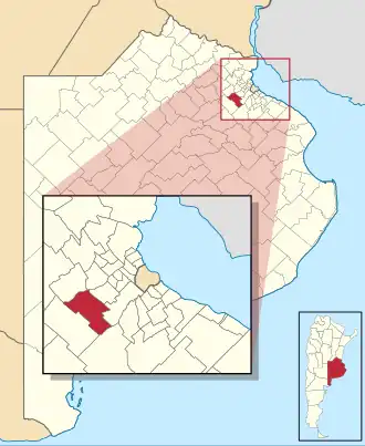 Kaart van departement