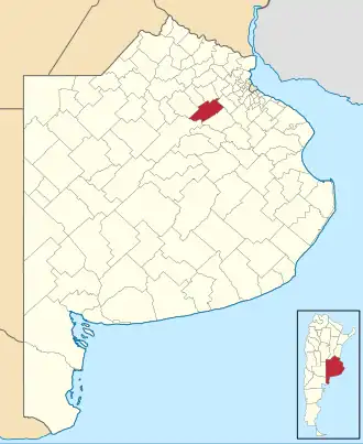 Kaart van departement