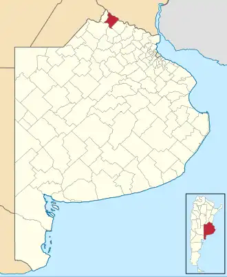 Kaart van departement