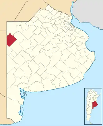 Kaart van departement