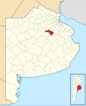 Kaart van departement