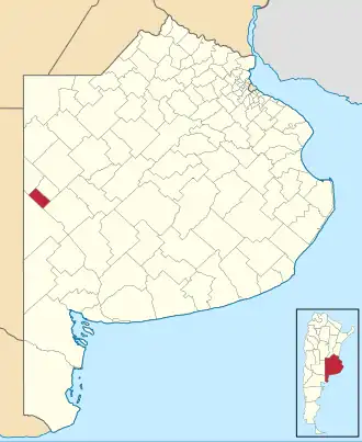 Kaart van departement