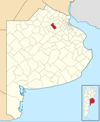 Kaart van departement