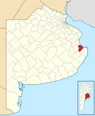 Kaart van departement