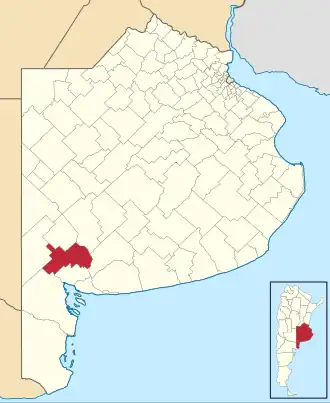 Kaart van departement