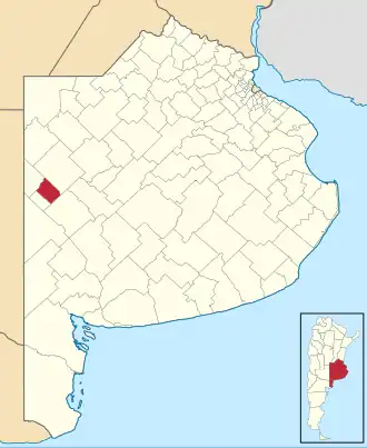 Kaart van departement