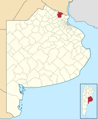 Kaart van departement