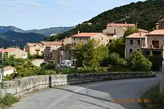 Zicht op Argiusta-Moriccio