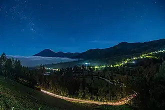 Argosari in het onderdistrict Senduro, ligt op een hoogte van 1.995 meter