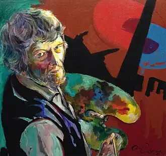 Zelfportret van Arie Zuidersma