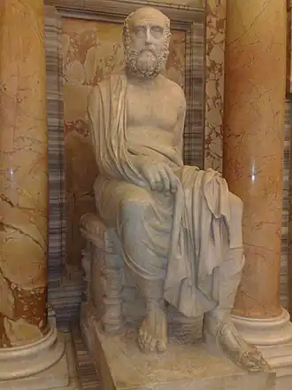 Sculptuur van Aristides in Vaticaans museum