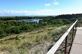 Zicht op het Duinmeertje van Hee