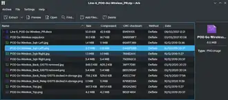 Een screenshot van Ark in KDE Plasma 5