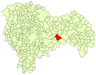 Kaart van Armallones