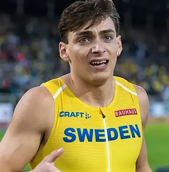 Armand Duplantis, Stockholm 2019.