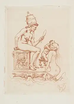 Titelpagina voor Les Bains de Bade, collectie KBS