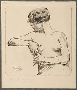 Illustratie voor 'Femmes', collectie KBS