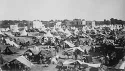 Tenten geleverd door de Near East Relief. Gaziantep