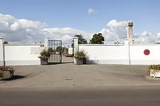 Toegang tot de begraafplaats