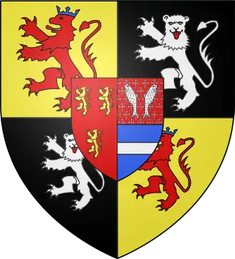 Het wapen van het Vorstendom Salm-Salm anno 1499