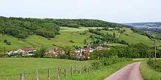 Gezicht op Arnay-sous-Vitteaux