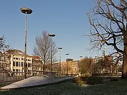 Ingang parkeergarage bij Velperplein