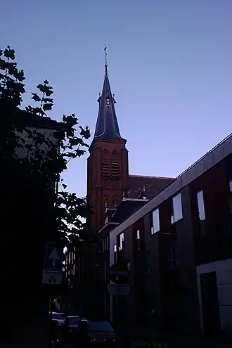 De Evangelisch-Lutherse Kerk in de Spoorwegstraat