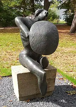 8. Henry Moore: Warrior with shield