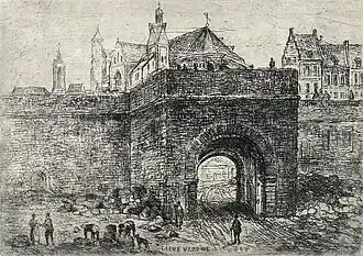 Onze-Lieve-Vrouwepoort (Arnoud Schaepkens, ca. 1850)