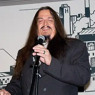Aron Ra bij De Vrije Gedachte in Utrecht (2015).[1]