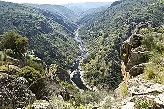 De Águeda in het natuurpark Arribes del Duero