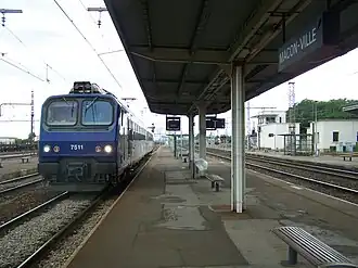SNCF treinstel Z 7511 in 2009 te Mâcon-Ville