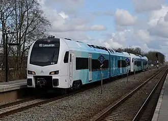 Twee Stadler WINK's van Arriva in Zuidhorn