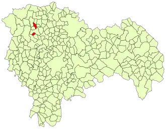 Kaart van Arroyo de las Fraguas