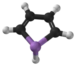 Molecuulmodel van arsool